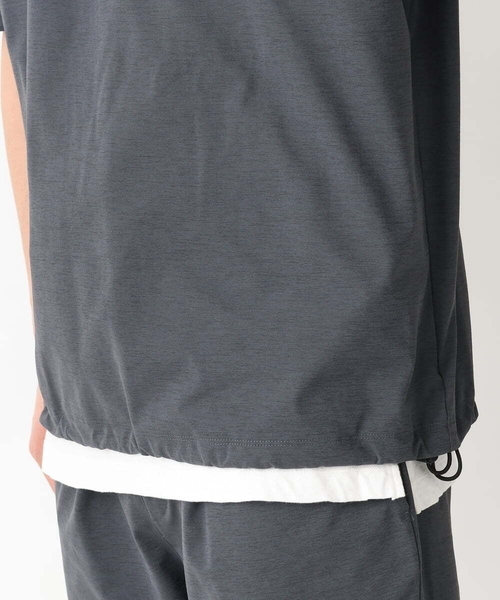 a.v.v（アーヴェヴェ）の「【接触冷感/速乾】ドローコード付きワイドシルエットカットソー(URBAN TECHシリーズ）（Tシャツ/カットソー・メンズ・チャコールグレー/ネイビー/ホワイト・48/46/50/44）」の17枚目の写真