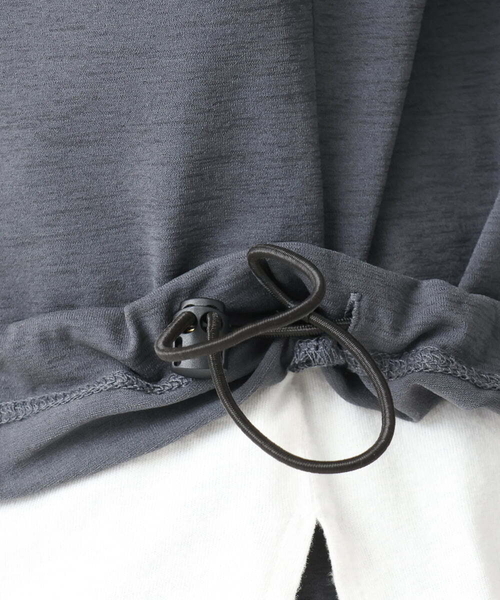 a.v.v（アーヴェヴェ）の「【接触冷感/速乾】ドローコード付きワイドシルエットカットソー(URBAN TECHシリーズ）（Tシャツ/カットソー・メンズ・チャコールグレー/ネイビー/ホワイト・48/46/50/44）」の20枚目の写真