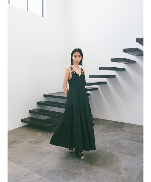 sahara（サハラ）の「Eyelet Tiered Dress/アイレットティアード