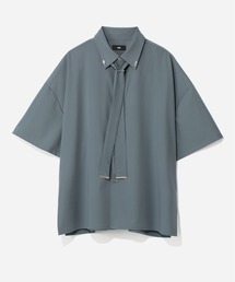 HARE（ハレ）の「シルバーパーツボウタイシャツ(HARE)（シャツ/ブラウス・メンズ）」