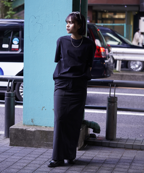 ndx(エヌディーエックス)の「【ndx / エヌディーエックス】BOXY T-SH(Tシャツ/カットソー・メンズ・ホワイト/ブラック/ピンク/ブルー系その他/ネイビー/ベージュ/ライトグリーン・MEDIUM/LARGE/X-LARGE)」の18枚目の写真