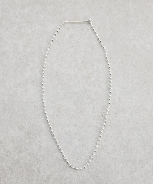 BEARDSLEY（ビアズリー）の「ボールチェーンタイネックレス（リング・レディース・シルバー・FREE）」の13枚目の写真
