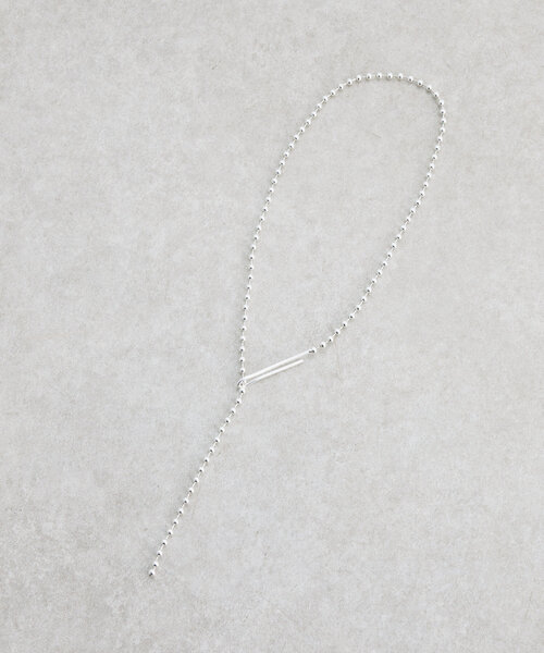 BEARDSLEY（ビアズリー）の「ボールチェーンタイネックレス（リング・レディース・シルバー・FREE）」の14枚目の写真