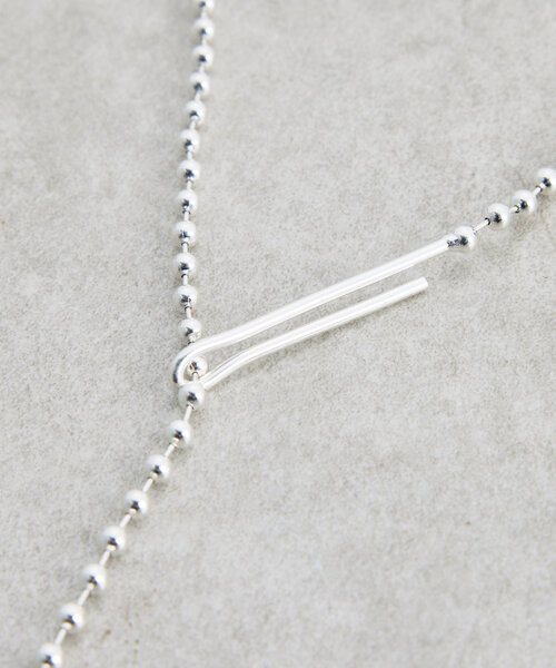 BEARDSLEY（ビアズリー）の「ボールチェーンタイネックレス（リング・レディース・シルバー・FREE）」の15枚目の写真