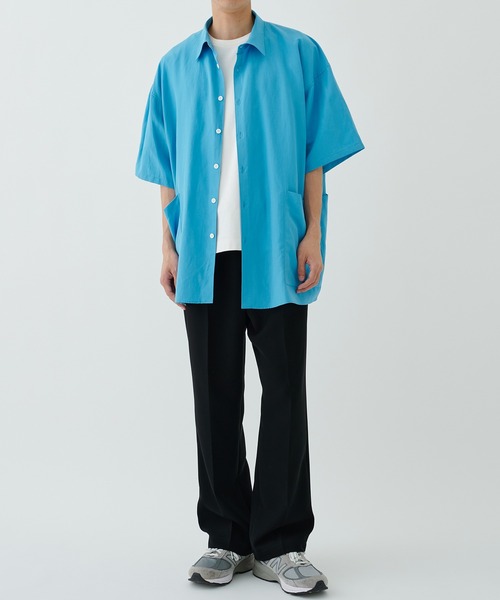 DIGAWEL/ディガウェル】Side pocket S/S shirt②（シャツ