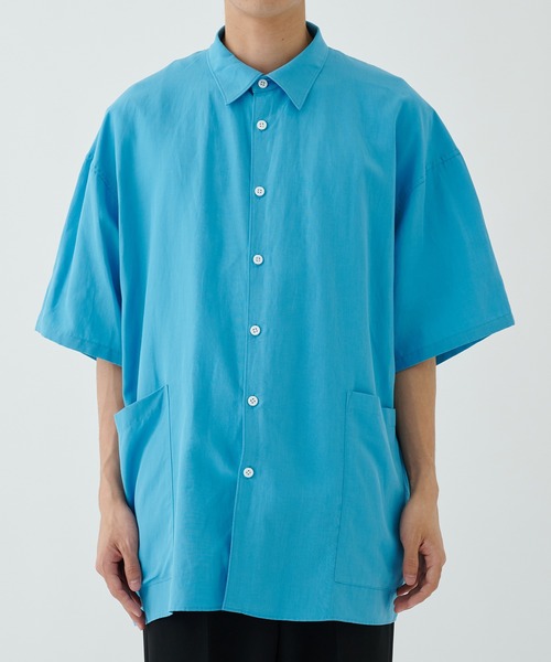 DIGAWEL/ディガウェル】Side pocket S/S shirt②（シャツ