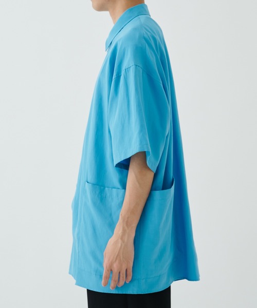 DIGAWEL/ディガウェル】Side pocket S/S shirt②（シャツ