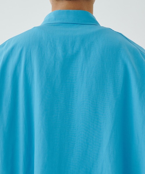 DIGAWEL(ディガウェル)の「【DIGAWEL/ディガウェル】Side pocket S/S shirt②(シャツ/ブラウス・メンズ・ブラック/ブルー・1/2)」の20枚目の写真