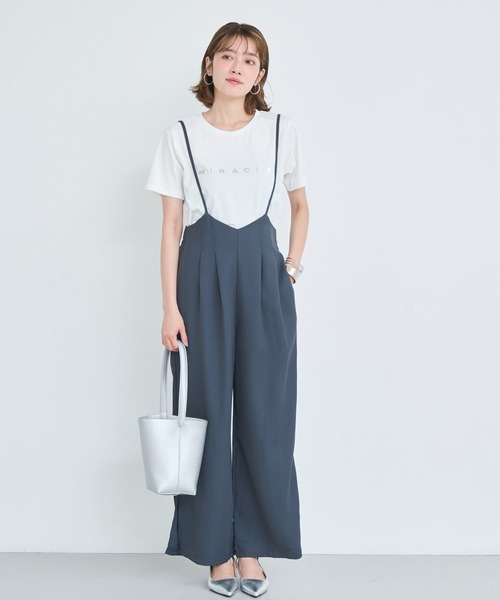 セール】【再入荷】【新色ダークグレー】裾スリットキャミ