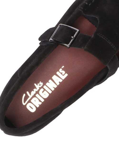 Clarks（クラークス）の「W WALLABEE T-BAR　26175666（モカシン/デッキシューズ・レディース・ブラック・3/3h/4/4h/5/5h/6）」の8枚目の写真