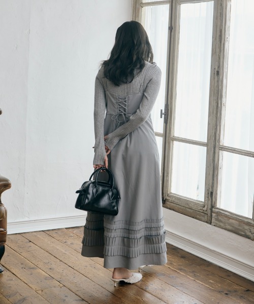 フリルヘムキャミワンピース（ワンピース）｜ECREL（エクレール）の