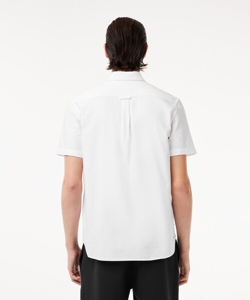 LACOSTE（ラコステ）の「オーガニックコットン オックスフォードボタンダウンシャツ（シャツ/ブラウス・メンズ・ホワイト/ダークネイビー/ライトブルー・38/39/40/41）」の10枚目の写真