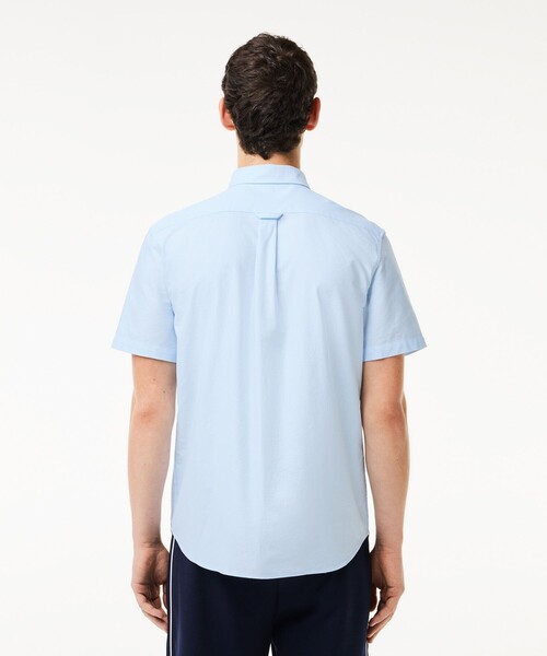 LACOSTE（ラコステ）の「オーガニックコットン オックスフォードボタンダウンシャツ（シャツ/ブラウス・メンズ・ホワイト/ダークネイビー/ライトブルー・38/39/40/41）」の13枚目の写真