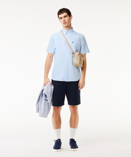 LACOSTE（ラコステ）の「オーガニックコットン オックスフォードボタンダウンシャツ（シャツ/ブラウス・メンズ・ホワイト/ダークネイビー/ライトブルー・38/39/40/41）」の12枚目の写真