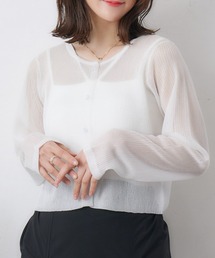 RETRO GIRL | シアーニットカーデ(カーディガン/ボレロ)