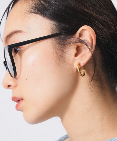 BEAMS BOY（ビームスボーイ）の「ボストン クリア レンズ メガネ 24FW（メガネ・レディース・ブラック/その他/ピンク/ベージュ・ONE SIZE）」の2枚目の写真