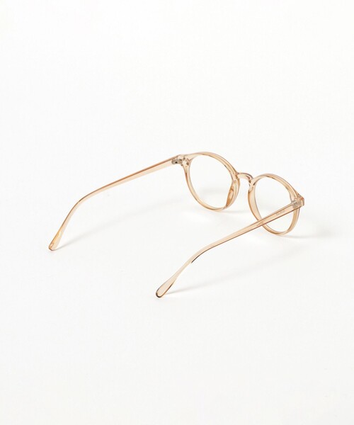 BEAMS BOY（ビームスボーイ）の「ボストン クリア レンズ メガネ 24FW（メガネ・レディース・ブラック/その他/ピンク/ベージュ・ONE SIZE）」の18枚目の写真