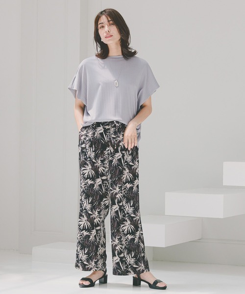 Elura（エルーラ）の「サマーイージー柄ワイドパンツ/126894（その他パンツ・レディース・ネイビー/ブラウン/ブラック・LARGE/MEDIUM/SMALL）」の18枚目の写真