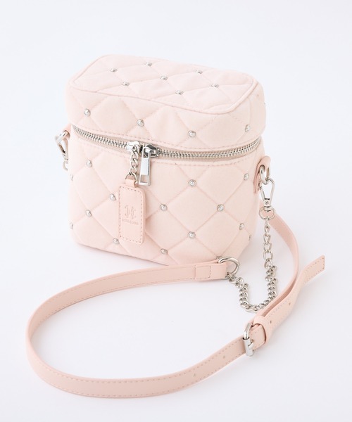 one after another NICE CLAUP(ワンアフターアナザーナイスクラップ)の「キルティングバニティショルダーバッグ/WEB限定アイテム(ショルダーバッグ・レディース・ブラック系その他/アイボリー系/ブラック/アイボリー/ブラック系その他2/ピンク/ベージュ・FREE)」の7枚目の写真