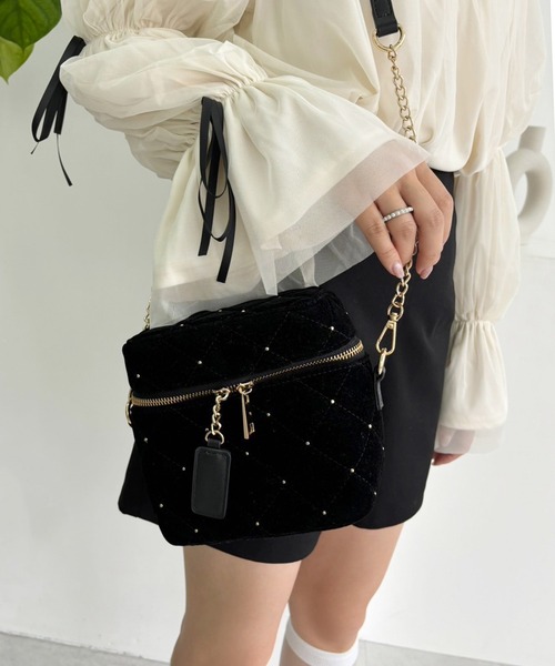 セール】キルティングバニティショルダーバッグ/WEB限定アイテム