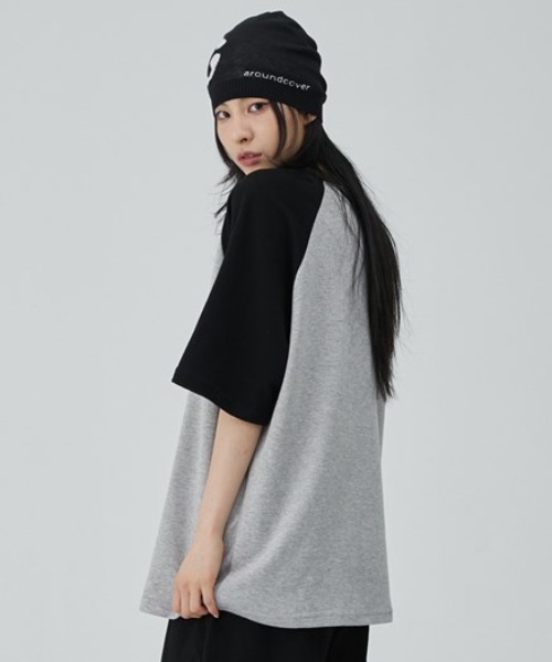 ACOVER(オコボ)の「A'GEM/9 × .kom 『ACOVER/オコボ』 Dreaming Raglan Oversized Fit Short Sleeve T-shirt/ドリーミング ラグラン TEE(Tシャツ/カットソー・メンズ・ライトグレー/アイボリー/ブラック/グレー/チャコールグレー・FREE)」の22枚目の写真