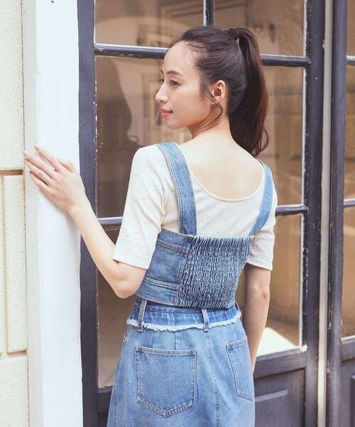 アースマジック 旧シルキーセーラー・マフィービスチェ長T・ジーンズ 4  