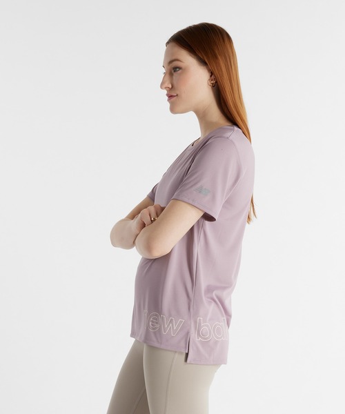 NEW BALANCE（ニューバランス）の「Seasonal グラフィックランショートスリーブTシャツ（Tシャツ/カットソー・レディース・ミント/ライトパープル・SMALL/MEDIUM/LARGE/X-LARGE）」の8枚目の写真