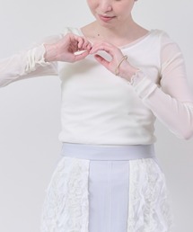 TEVALT | ソフトチュールトップス(Tシャツ/カットソー)