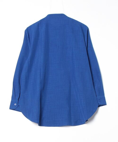 Perfect Suit FActory(パーフェクトスーツファクトリー)の「麻調オーバーシャツ ホワイト/イエロー/ブルー(シャツ/ブラウス・レディース・オフホワイト/イエロー/ブルー・M/L)」の16枚目の写真