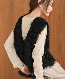 Bab（バブ）の「フリンジ2WAYベスト（ベスト）」