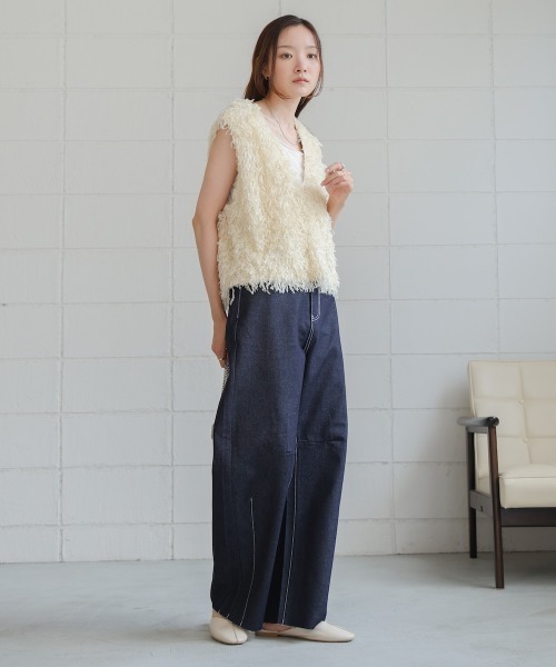 【未使用品】ROSEBUD フリンジベスト ジャカードフリンジベスト – calif（カリフ）公式サイト