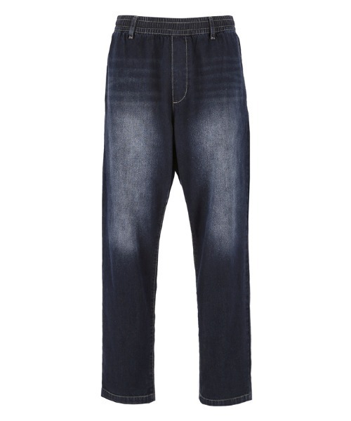 coca（coca）（コカ）の「軽量サマーデニム ウエストゴムテーパードパンツ（デニムパンツ・メンズ・ライトブルー/インディゴブルー・M/L/XL）」の14枚目の写真