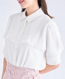 【ZOZO限定】シフォンプリーツブラウス