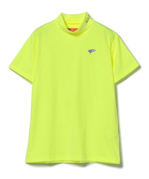 〈WOMEN〉BEAMS GOLF ORANGE LABEL / ワンポイント モックネックシャツ（0067CL）