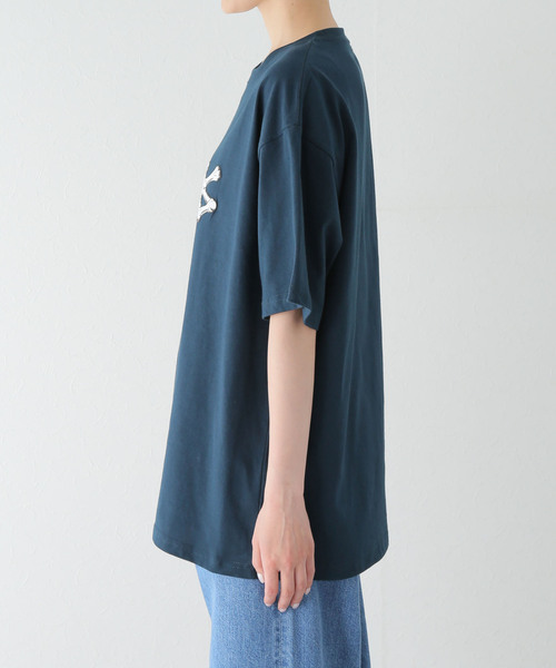 SILAS(サイラス)の「SILAS BONES S/S TEE 110242011033(Tシャツ/カットソー・レディース・ネイビー・MEDIUM)」の6枚目の写真