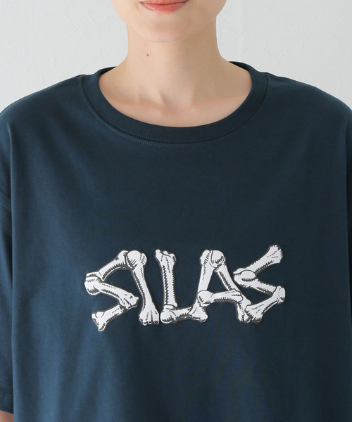SILAS(サイラス)の「SILAS BONES S/S TEE 110242011033(Tシャツ/カットソー・レディース・ネイビー・MEDIUM)」の8枚目の写真