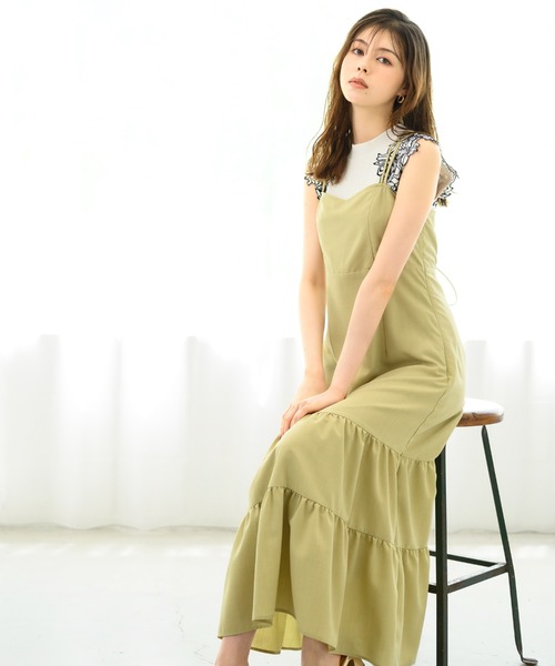 MISCH MASCH(ミッシュマッシュ)の「レースフレンチスリーブニット/MM438301(ニット/セーター・レディース・ホワイト/ベージュ/ブラック・フリ-)」の8枚目の写真