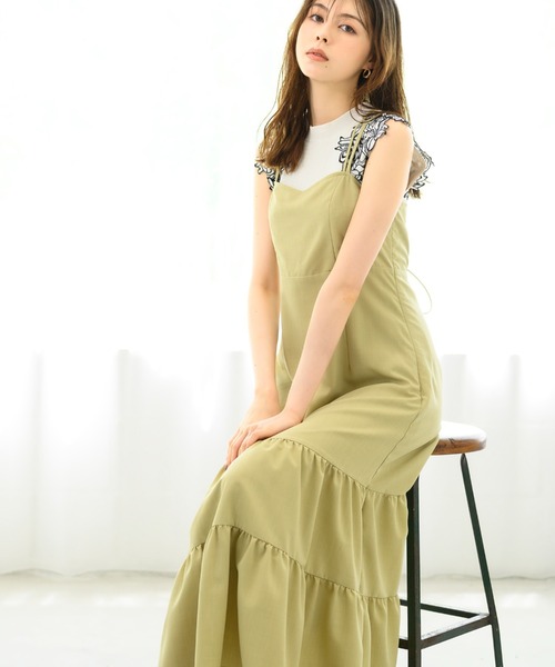 MISCH MASCH(ミッシュマッシュ)の「レースフレンチスリーブニット/MM438301(ニット/セーター・レディース・ホワイト/ベージュ/ブラック・フリ-)」の7枚目の写真
