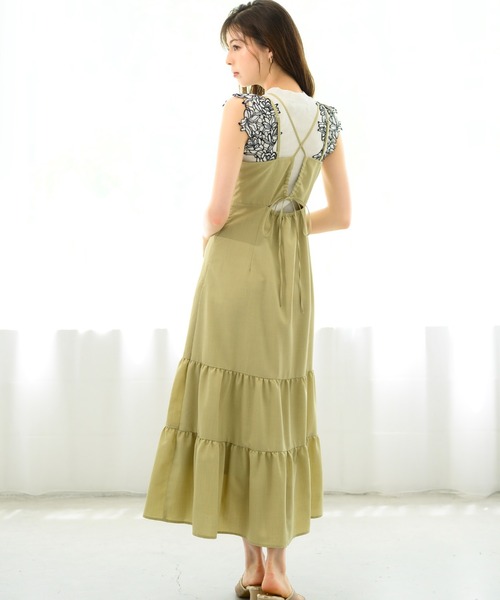 MISCH MASCH(ミッシュマッシュ)の「レースフレンチスリーブニット/MM438301(ニット/セーター・レディース・ホワイト/ベージュ/ブラック・フリ-)」の12枚目の写真