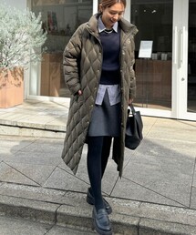 TAION | ◇【WEB限定】【TAION/タイオン】ヘチマキルトロングダウン 24AW(ダウンジャケット/コート)