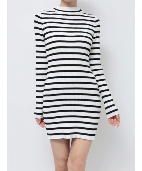 GYDA（ジェイダ）の「【ZOZO限定】ボトルネックリブニットワンピース（ワンピース・レディース・ブラック/その他1・FREE）」の13枚目の写真