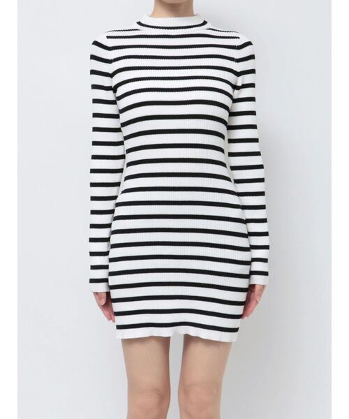 GYDA（ジェイダ）の「【ZOZO限定】ボトルネックリブニットワンピース（ワンピース・レディース・ブラック/その他1・FREE）」の12枚目の写真