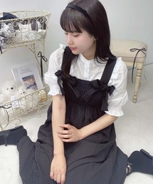 AS KNOW AS plus | ◎肩リボンキャミワンピース(ワンピース)