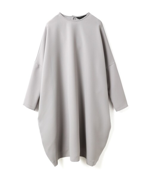 mizuiroind(ミズイロインド)の「mizuiro ind コクーンワイドワンピース(ワンピース・レディース・ベージュ/ネイビー/ブラック/チャコールグレー/グレー/カーキ・FREE)」の3枚目の写真