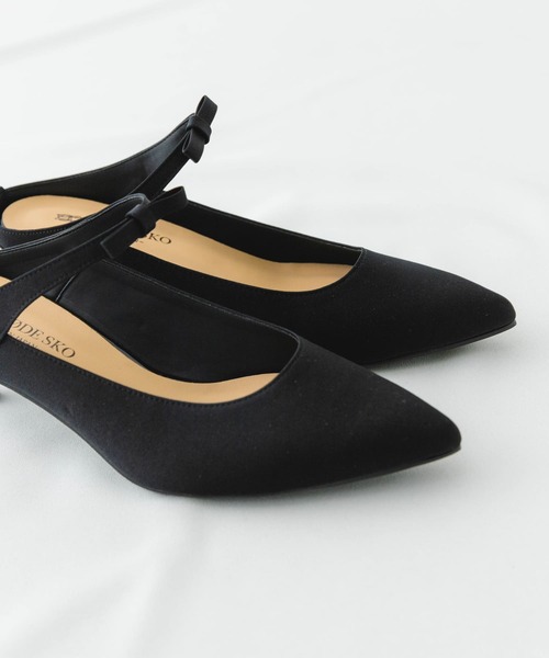 RODE SKO（ロデスコ）の「『MADE IN JAPAN』プチリボンミュール（パンプス・レディース・レッド/ブラック・38/37）」の22枚目の写真