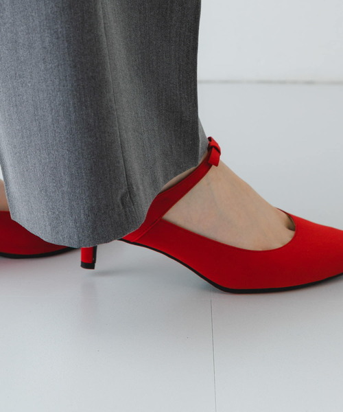 RODE SKO（ロデスコ）の「『MADE IN JAPAN』プチリボンミュール（パンプス・レディース・レッド/ブラック・38/37）」の4枚目の写真