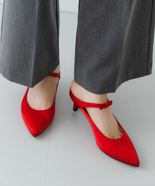 RODE SKO（ロデスコ）の「『MADE IN JAPAN』プチリボンミュール（パンプス・レディース・レッド/ブラック・38/37）」の6枚目の写真