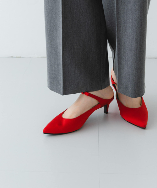 RODE SKO（ロデスコ）の「『MADE IN JAPAN』プチリボンミュール（パンプス・レディース・レッド/ブラック・38/37）」の8枚目の写真