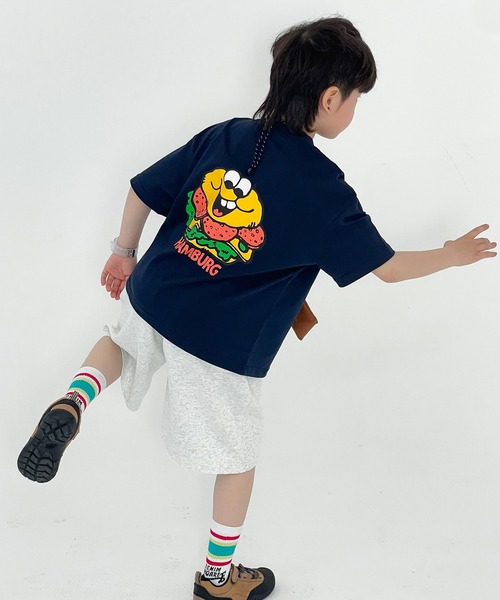 PEANUTS BOY(ピーナッツボーイ)の「【PEANUTS BOY】プリントTシャツ(Tシャツ/カットソー・レディース・ネイビー/ホワイト・SMALL)」の3枚目の写真