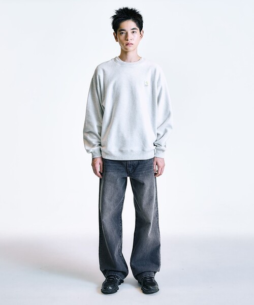 City Ambient Products(シティアンビエントプロダクツ)の「City Ambient Products: ロゴ プリント リバース スウェット(スウェット・メンズ・ナチュラル/ヘザーグレー/オートミール/ブラック・SMALL/LARGE/MEDIUM)」の20枚目の写真